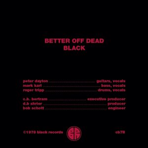 La Peste / Better Off Dead (7" Vinyl)