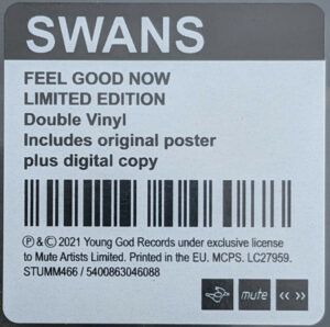 Swans / Feel Good Now (2 x Vinyl LP)