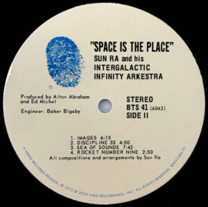 Sun Ra And The Intergalactic Infinity Orchestra / Space Is The Place (Vinyl LP)